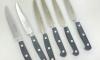 6 pieces de Serrated Steak knives -  SABATIER FRERES Ref 165 x6