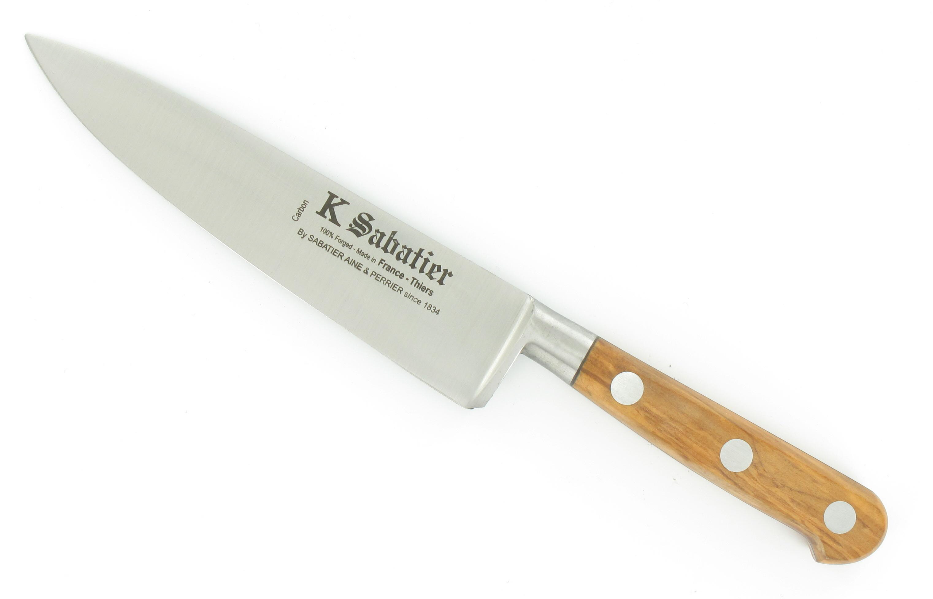 Sabatier 6 Chef's Knife Stainless Steel with Olivewood Handle
